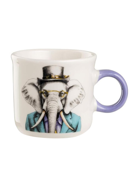 

Egan 80ml Elephant Human Essence Bone China Mug, Multicolour