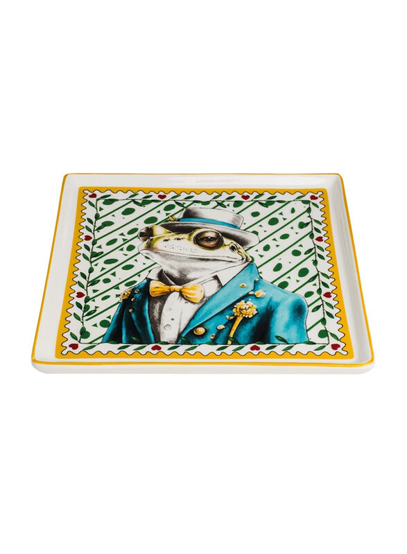 

Egan Toad Porcelain Human Essence Serving Tray, Multicolour
