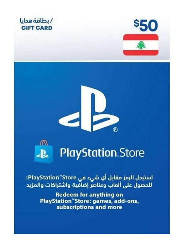 

Sony $50 LEB Store Gift Card for PlayStation, Multicolour