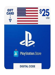 Sony PlayStation US 25 Dollar Digital Code for PlayStation, Multicolour