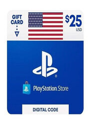 Sony PlayStation US 25 Dollar Digital Code for PlayStation, Multicolour