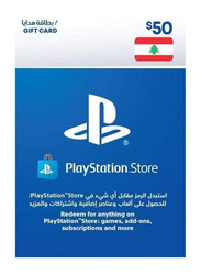 Sony $50 LEB Store Gift Card for PlayStation, Multicolour