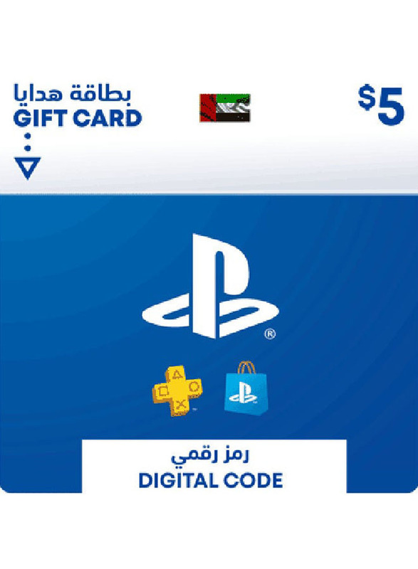 Sony 12 Hours Delivery PlayStation Network VIA SMS-5 USD Wallet Top-Up UAE for PlayStation, Multicolour