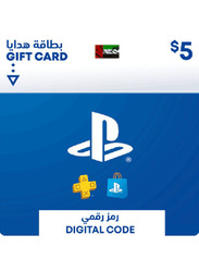Sony 12 Hours Delivery PlayStation Network VIA SMS-5 USD Wallet Top-Up UAE for PlayStation, Multicolour