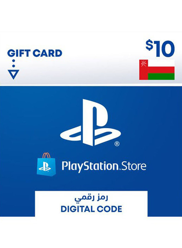 Sony PlayStation Network Oman 10 Dollar Gift Card for PlayStation PS4 PS3 & PSVita, Multicolour