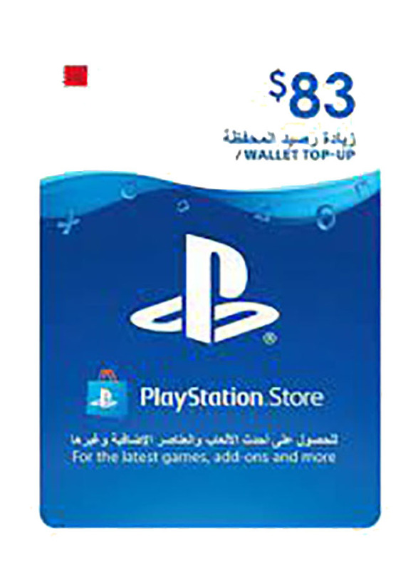 Sony PSN BH Store 83 Dollar Wallet Top-Up Gift Card for PlayStation, Multicolour