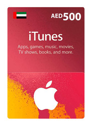 Apple 500 AED UAE App Store & iTunes Gift Card Delivery via SMS or WhatsApp, Red