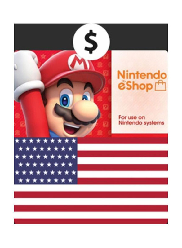 

Nintendo US Account $35 Gift Card with Delivery Via SMS/Whatsapp for Nintendo Switch, Wii U, and Nintendo 3DS, Multicolour