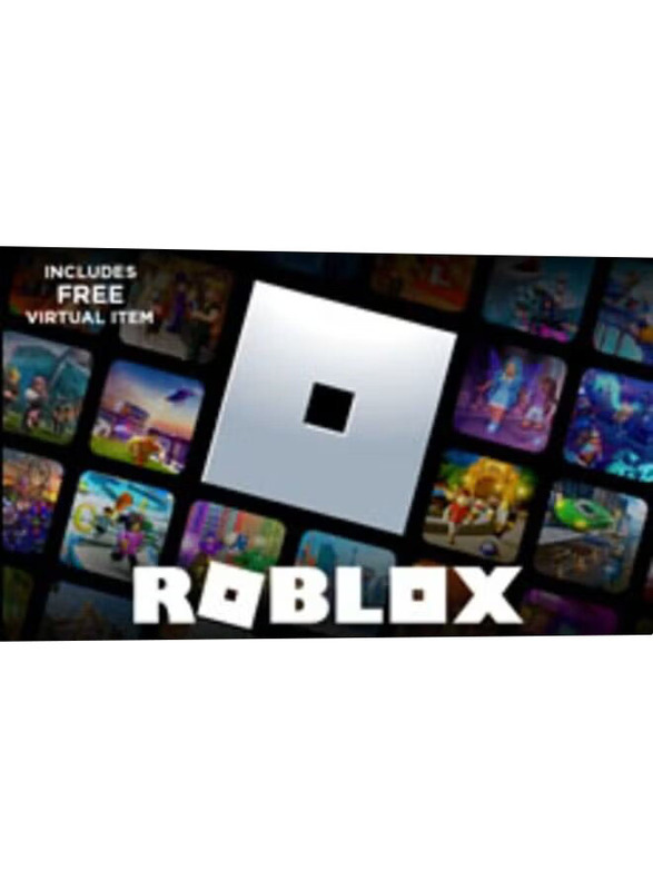 Roblox US Account 100 Dollar Digital Gift Card for PC Games, Black