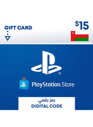 Sony PlayStation Network Oman 15 Dollar Gift Card for PlayStation, Multicolour
