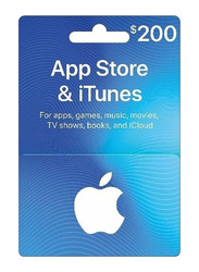 Apple 200 Dollar USA iTunes Gift Card, Blue