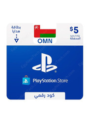 Sony PlayStation Network Oman $5 Gift Card for PlayStation PS4 PS3 & PSVita, Multicolour
