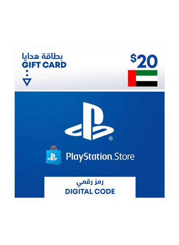 Sony $20 UAE Store Gift Card for PlayStation, Multicolour