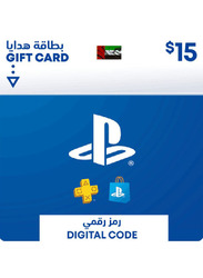Sony PlayStation Network 15 Dollar Gift Card for PlayStation PS4 PS5, Multicolour
