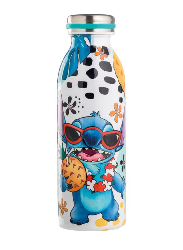 

Egan 500ml Stainless Steel Double-Walled Insulated Stitch Water Bottle, White