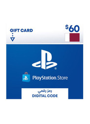 Sony $60 Qatar Gift Card for PlayStation, Multicolour