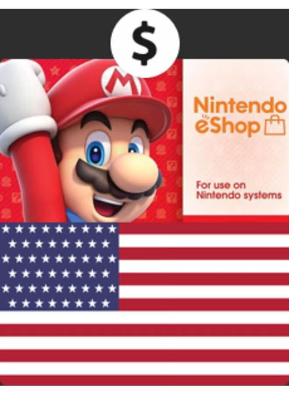 Nintendo Account US 50 Dollar Gift Card for Nintendo, Multicolour