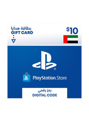 Sony $10 UAE Store Gift Card for PlayStation, Multicolour