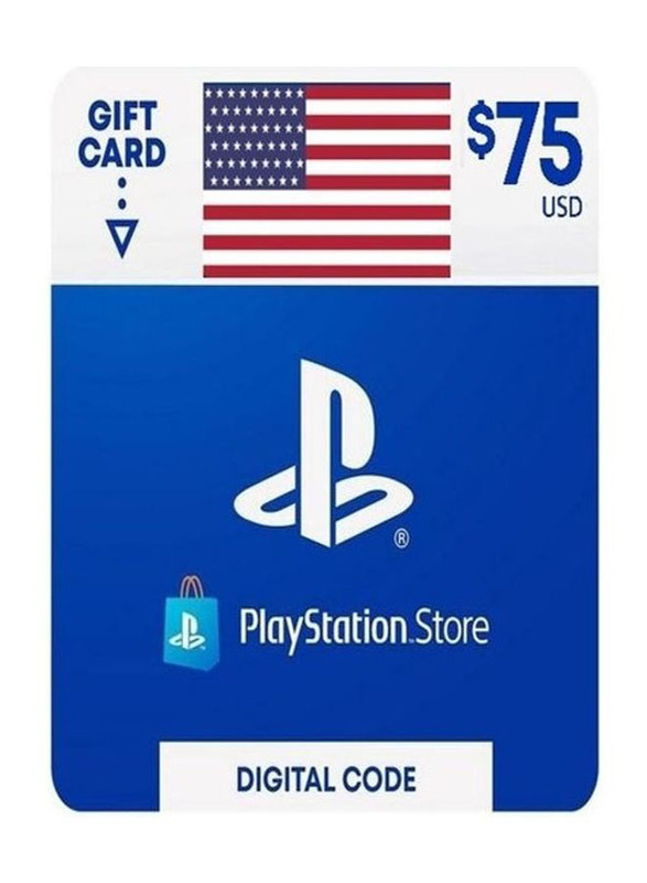Sony Playstation US 75 Dollar Digital Code for Mobile Games, Multicolour