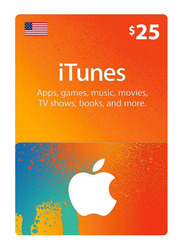 Apple 25 Dollar USA App Store & iTunes Gift Card Delivery via SMS or WhatsApp, Orange