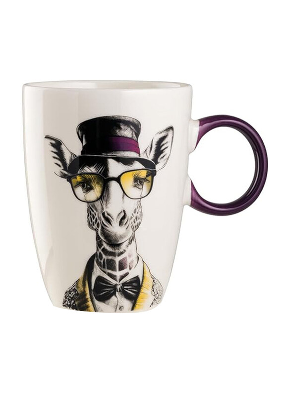 

Egan 430ml Giraffe Human Essence Bone China Coffee Mug, Multicolour