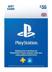 Sony PlayStation Network British 35 Euro Gift Card for PlayStation, Multicolour