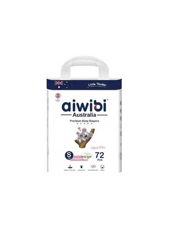 

Aiwibi Baby Diapers, Size M, Ultra Thin, 3-6 Kg, 72 Count