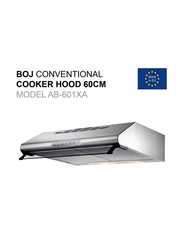 Boj 60cm Built-Under Cooker Hood, AB601XA, Silver