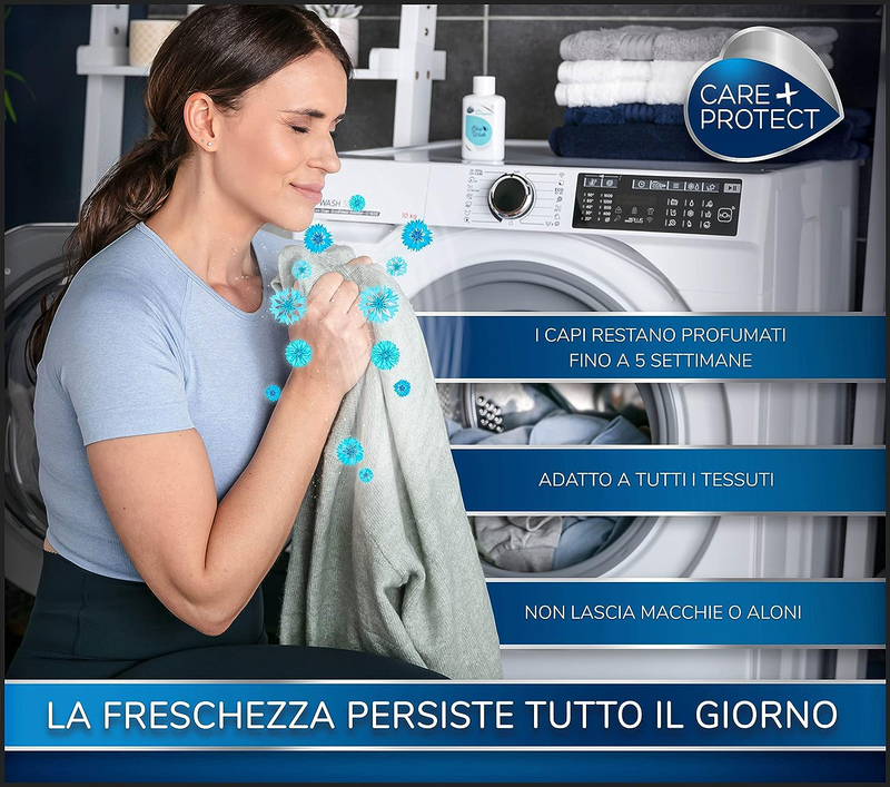 Care + Protect 100% Pure Essence Blue Wash Laundry Perfume, 100ml