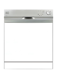 Boj 60cm 12 Place Settings Built-In Semi Integrated Dishwasher, BDC-125SI, Silver