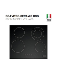 Boj 60cm Vitro Ceramic Gas Hob, 5800W, VCH 460, Silver