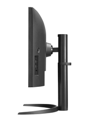LG 34 Inch QHD IPS Ultrawide Monitor with Dual Speakers, 34WQ75C-B, Black