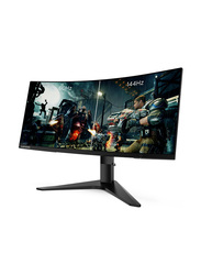 Lenovo 34 Inch Curved Wide QHD Gaming Monitor With HDMI, G34w-30, Black