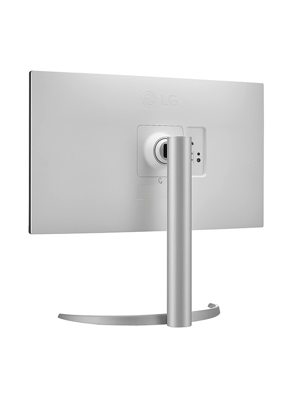 LG 27 Inch UHD IPS Display Monitor, 27UP650-W, Silver