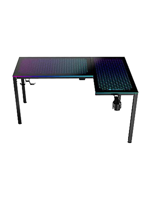 Eureka Ergonomic Gaming Table, Black