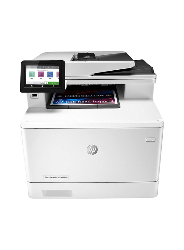 

HP Colour LJ Pro MFP All-In-One Printer, M479fdw, White