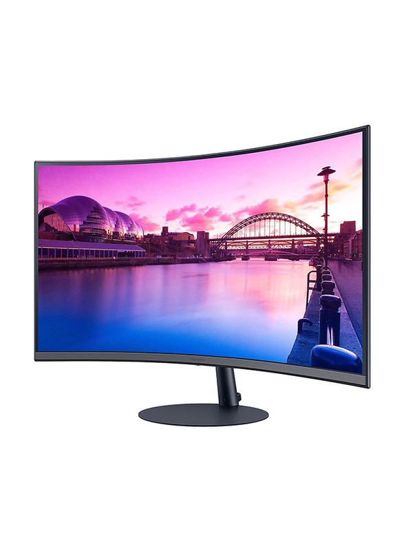 Samsung 32 Inch Curved Monitor With 1000R Curvature, LS32C390EAMXUE, Black