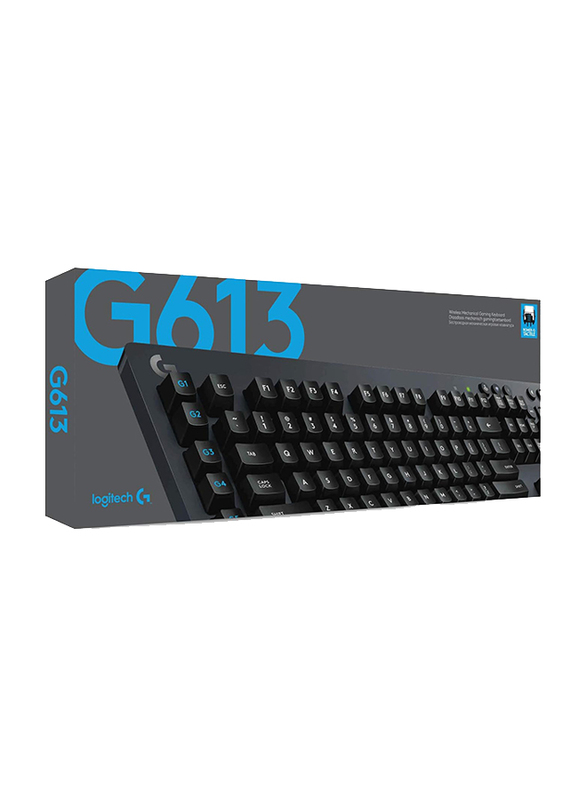 Logitech G613 Wireless Mechanical Gaming Keyboard, Black