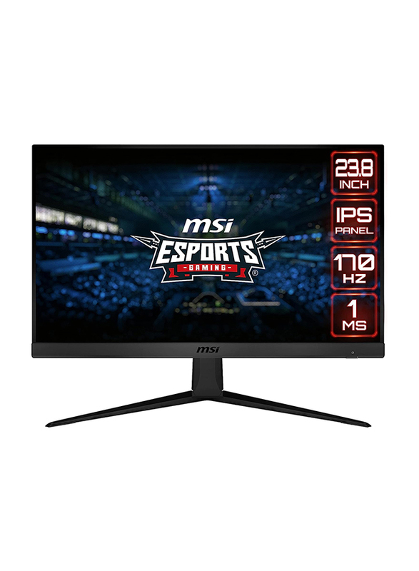 Msi 24 Inch FHD Gaming Monitor, IPS 170Hz, 1ms, FreeSync Premium, G2412, Black