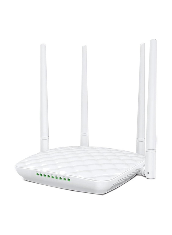 Tenda 300Mbps Repeater Wider Coverage Wireless WIFI Router, FH456, White