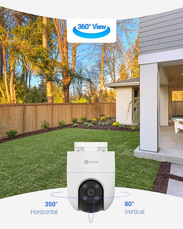 Ezviz H8C 1080P Outdoor Wi-Fi Security Camera, White