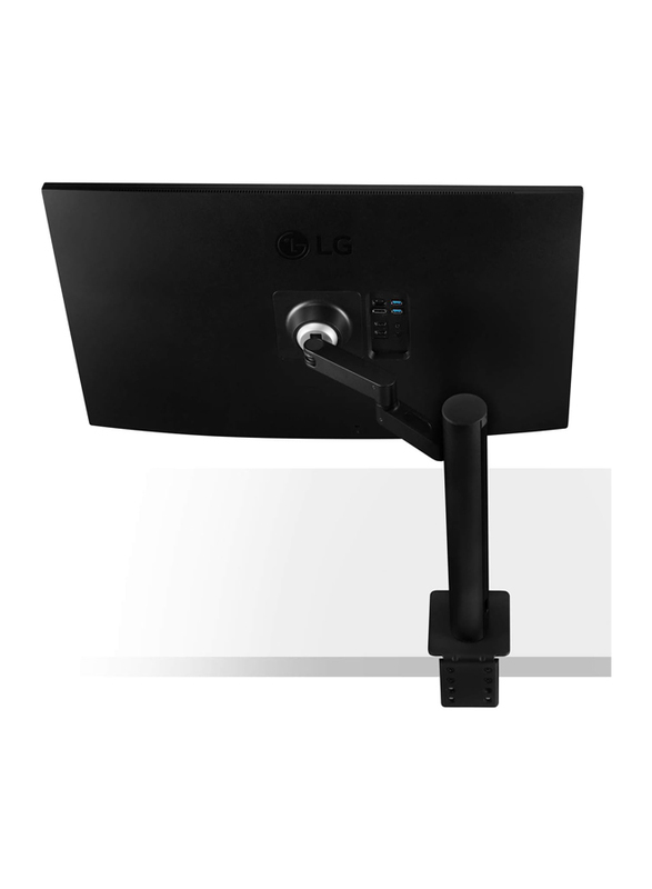 LG 32 Inch UHD Display Ergo 4K Monitor with 3840 x 2160 Res, HDR 10, DCI-P3 90%, Inbuilt Speaker (5W x 2), Tilt/Height/Swivel/Pivot/Extend/Retract & Display Port, 32UN880, Black