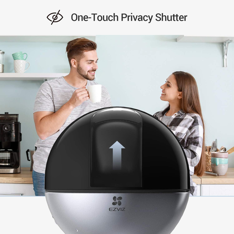 Ezviz C6W 4Mp Wifi Smart Home Indoor Security Camera, Black/Grey