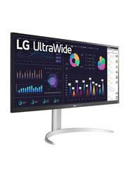 LG 34 Inch FHD Ultra Wide Monitor, 34WQ650-W, White