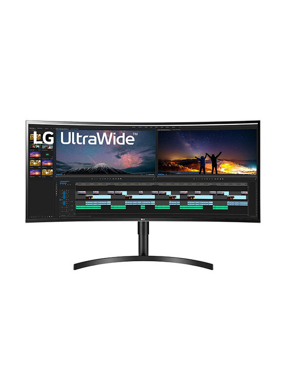 

LG 38 Inch Ultra Wide QHD 60Hz Curved Monitor, 38WN75C-B, Black