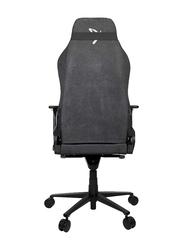 Arozzi Vernazza Soft Fabric 3D Armrests Durable Fabric Soft Adjustable Height Spring Wireless Gaming Chair for PlayStation PS4/PS5/Xbox One, Dark Grey