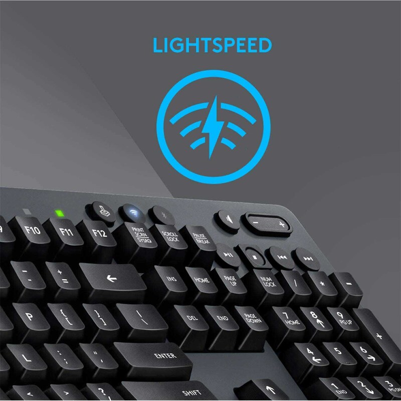 Logitech G613 Wireless Mechanical Gaming Keyboard, Black