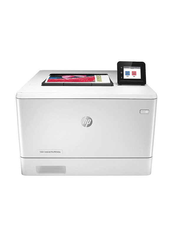 

HP Colour LJ Pro M454dw Laser Printer, W1Y45A, White