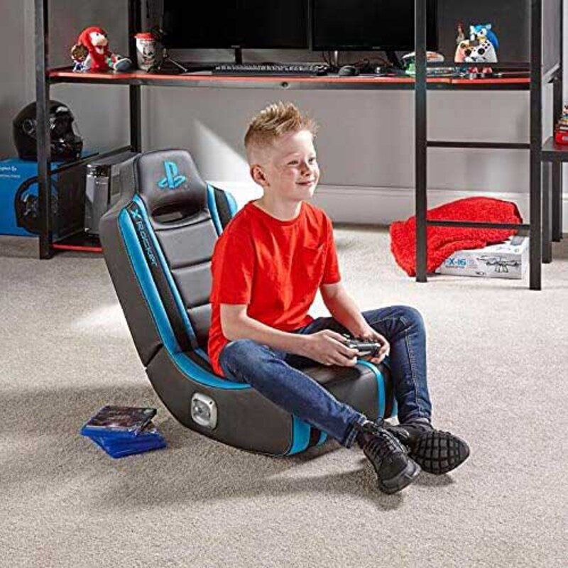 Xrocker Playstation Geist 2.0 Gaming Chair, Black/Blue