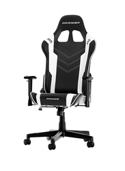 DX Racer P132 The Original Prince Faux Leather Gaming Chair up to 185cm, Black/White